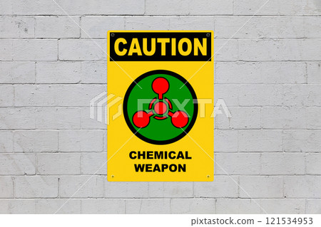 Caution - Chemical weapon Caution - Chemical weapon 121534953