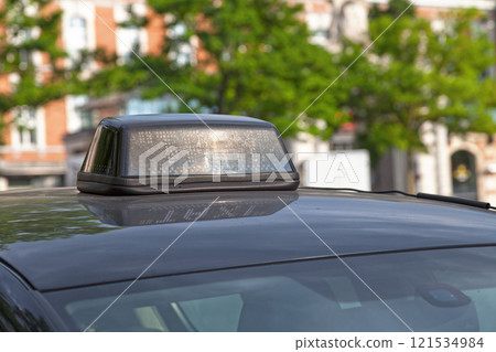 Belgian taxi sign from Brussels 121534984