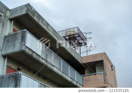 Old and very beautiful building in Okayama city, Okayama prefecture, Japan 121535185