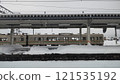 Snow-covered platform 121535192