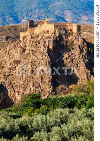 Lanjaron Castle in Alpujarras region in Spain Lanjaron Castle in Alpujarras region in Spain 121535214