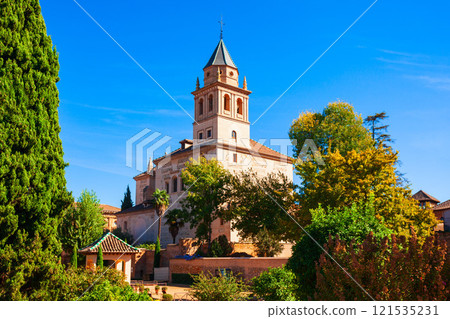 Saint Mary of Incarnation Church at Alhambra, Granada Saint Mary of Incarnation Church at Alhambra, Granada 121535231