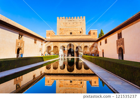 Court of the Myrtles, Comares Palace, Alhambra Fortress Court of the Myrtles, Comares Palace, Alhambra Fortress 121535237