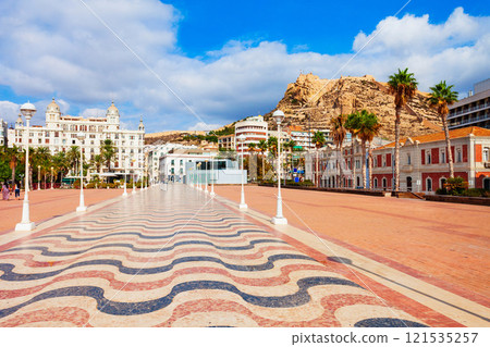 Santa Barbara Castle in Alicante, Spain Santa Barbara Castle in Alicante, Spain 121535257