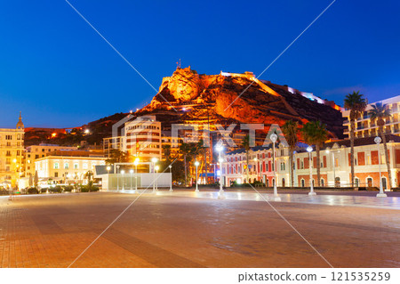 Santa Barbara Castle in Alicante, Spain 121535259