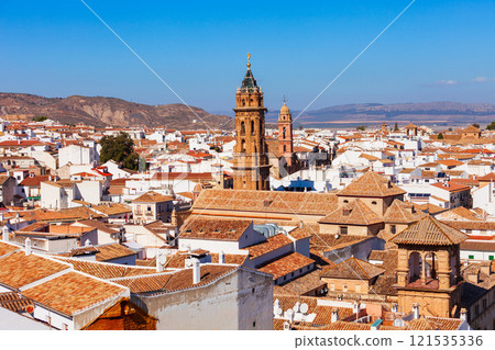 Saint Sebastian Parish Church in Antequera city, Spain Saint Sebastian Parish Church in Antequera city, Spain 121535336