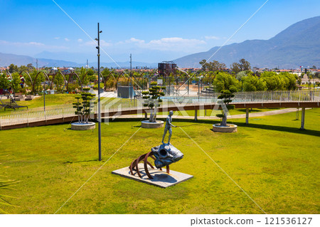 Sehit Fethi Bey Park in Fethiye city in Mugla Province, Turkey 121536127