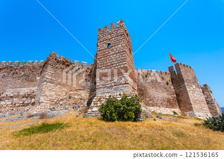 Ayasuluk Citadel is a byzantine fortress at the Ephesus ancient greek city Ayasuluk Citadel is a byzantine fortress at the Ephesus ancient greek city 121536165