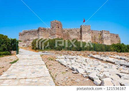 Ayasuluk Citadel is a byzantine fortress at the Ephesus ancient greek city 121536167
