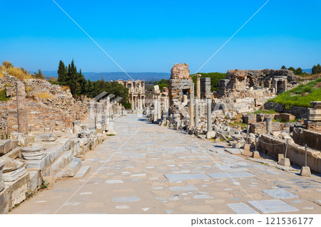 Ephesus ancient greek city is located in Izmir Province in Turkey Ephesus ancient greek city is located in Izmir Province in Turkey 121536177
