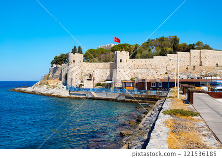 Kusadasi Castle at the Pigeon Island in Kusadasi Kusadasi Castle at the Pigeon Island in Kusadasi 121536185