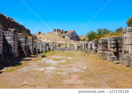 Miletus Archaeological Site near Didim city in Turkey Miletus Archaeological Site near Didim city in Turkey 121536198