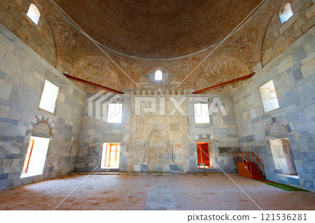 Ilyas Bey Kulliyesi Mosque at Miletus Archaeological Site near Didim 121536281
