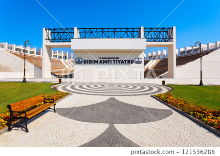 Didim amphitheater and park in Didim city Turkey 121536288