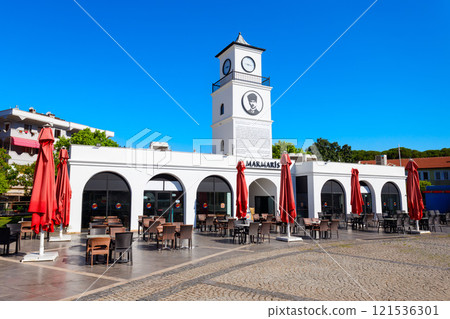 Clock Tower at Marmaris city central square in Turkey Clock Tower at Marmaris city central square in Turkey 121536301