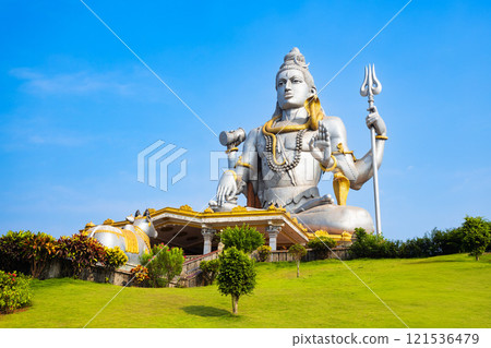 Murudeshwara Temple in Murdeshwar town in India Murudeshwara Temple in Murdeshwar town in India 121536479