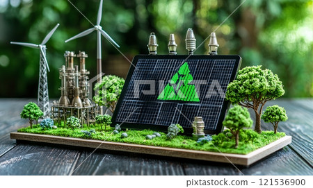 Eco-Friendly Energy Solutions in a Miniature Setting 121536900