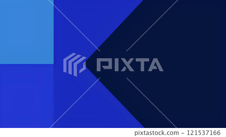 Modern abstract background with geometric shapes in blue colors.  121537166
