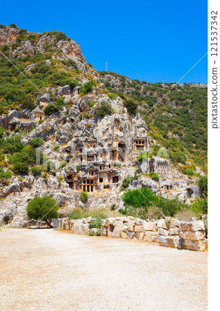 Myra ancient city ruins in Demre, Turkey 121537342
