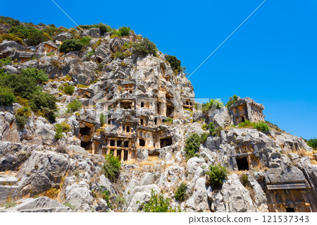 Myra ancient city ruins in Demre, Turkey Myra ancient city ruins in Demre, Turkey 121537343