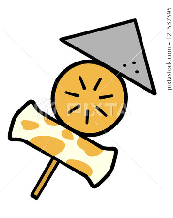 Oden skewer illustration material Oden skewer illustration material 121537595