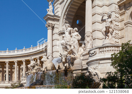 The chateau d'eau of the Palais Longchamp in Marseille The chateau d'eau of the Palais Longchamp in Marseille 121538068