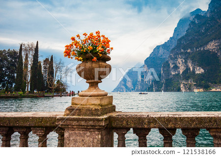 Riva del Garda town, Italy Riva del Garda town, Italy 121538166