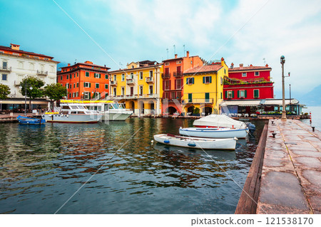 Malcesine town at Garda Lake 121538170