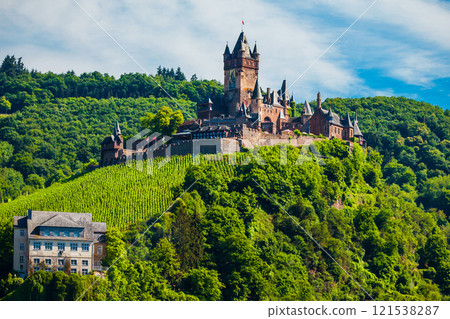 Reichsburg Castle in Cochem, Germany 121538287