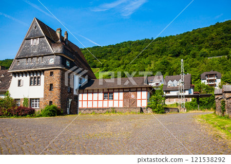 Moselkern railway station in Germany Moselkern railway station in Germany 121538292
