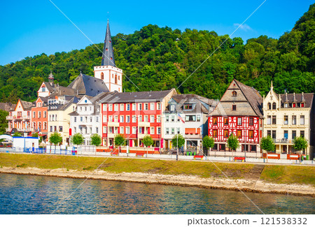 Sankt Goar town in Germany 121538332