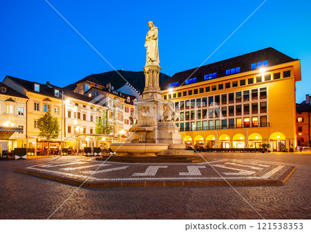 Waltherplatz main square in Bolzano Waltherplatz main square in Bolzano 121538353