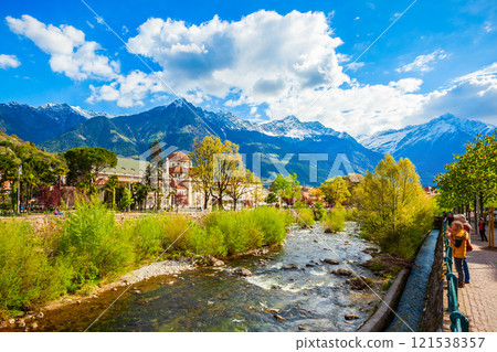 Merano or Meran, South Tyrol 121538357