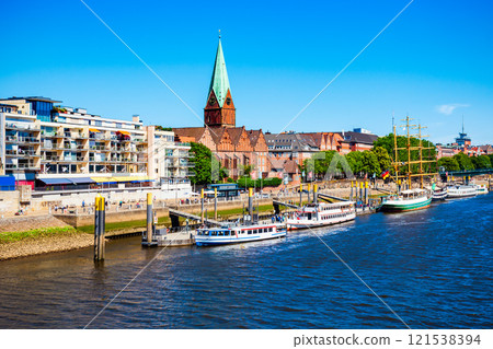 Ships at Weser river, Bremen Ships at Weser river, Bremen 121538394