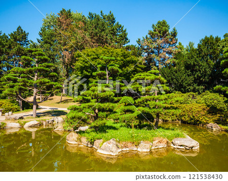 Nordpark public green area, Dusseldorf 121538430