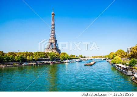 Eiffel Tower in Paris, France 121538556