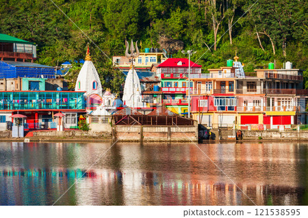 Rewalsar buddhist town near Mandi, India 121538595