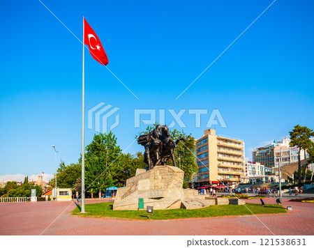 Republic Square in Antalya, Turkey 121538631