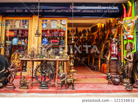 Souvenir shop in Fort Kochi, India Souvenir shop in Fort Kochi, India 121538632