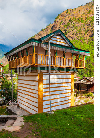 Local houses in Kasol village, India Local houses in Kasol village, India 121538807