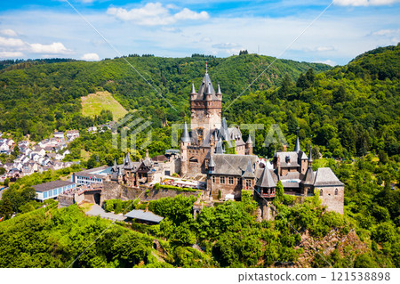Reichsburg Castle in Cochem, Germany 121538898