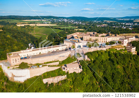 Ehrenbreitstein Fortress in Koblenz, Germany Ehrenbreitstein Fortress in Koblenz, Germany 121538902
