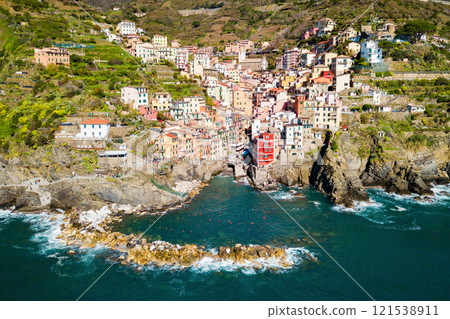 Riomaggiore, Cinque Terre in Italy 121538911
