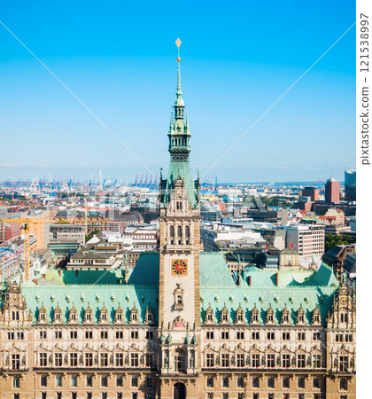 Hamburg City Hall or Rathaus 121538997