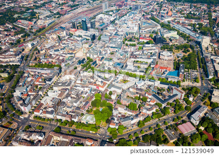 Dortmund city centre aerial view 121539049