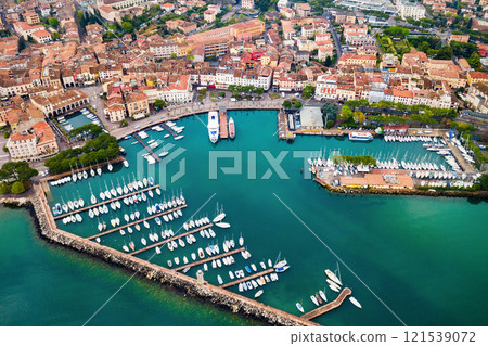 Desenzano del Garda aerial view 121539072