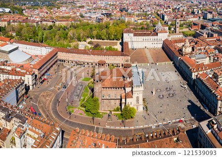 Castle Square aerial view, Turin 121539093