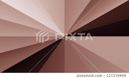 Abstract geometric background with intersecting lines with gradient from brown to beige Mocha Mousse .  121539409