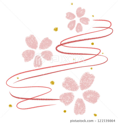 簡單的粉紅色櫻花背景素材 簡單的粉紅色櫻花背景素材 121539864