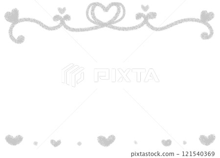Grey hand drawn heart frame Grey hand drawn heart frame 121540369